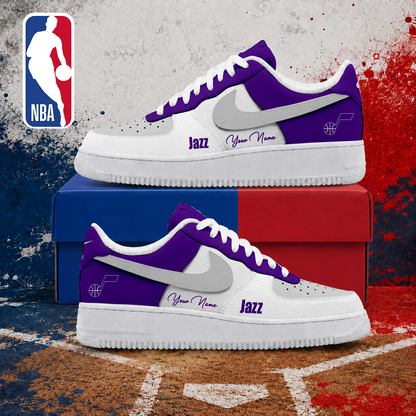 VIRAL EDITION - NEW CUSTOMIZED NBA29 UJZ UTAH JAZZ AF1 SNEAKERS