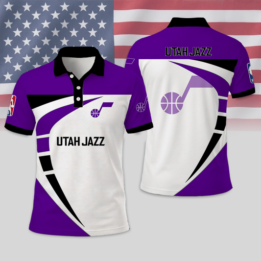 VIRAL EDITION - NEW CUSTOMIZED NBA29 UJZ UTAH JAZZ T-SHIRT, POLO SHIRT, ZIP POLO SHIRT, SWEATSHIRT, HOODIE & ZIP HOODIE