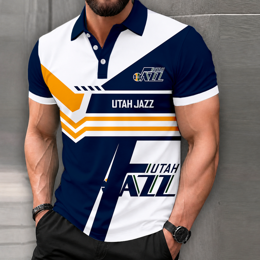 LIMITED DROP - NEW CUSTOMIZED NBA29 UJZ UTAH JAZZ POLO SHIRT, ZIP POLO SHIRT & T-SHIRTS