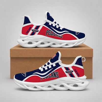 EXCLUSIVE EDITION - NEW CUSTOMIZED NBA30 NOP NEW ORLEANS PELICANS MAX SOUL SHOES
