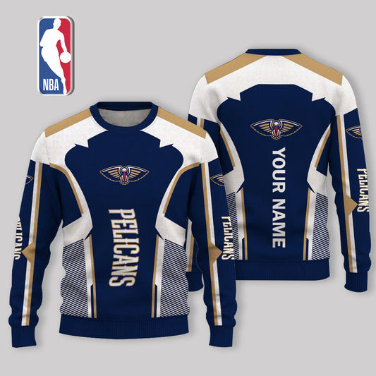 VIRAL EDITION - NEW CUSTOMIZED NOP NEW ORLEANS PELICANS UGLY SWEATER - NBA30