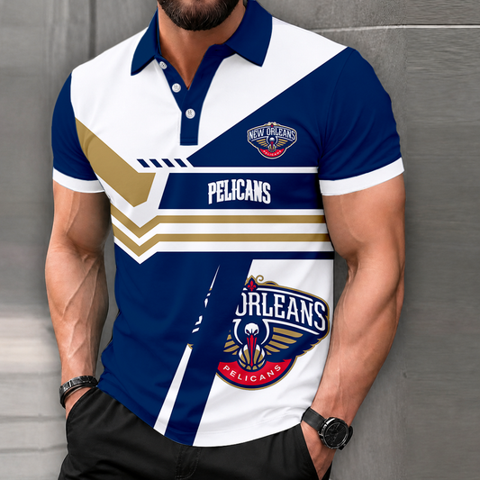 LIMITED DROP - NEW CUSTOMIZED NBA30 NOP NEW ORLEANS PELICANS POLO SHIRT, ZIP POLO SHIRT & T-SHIRTS