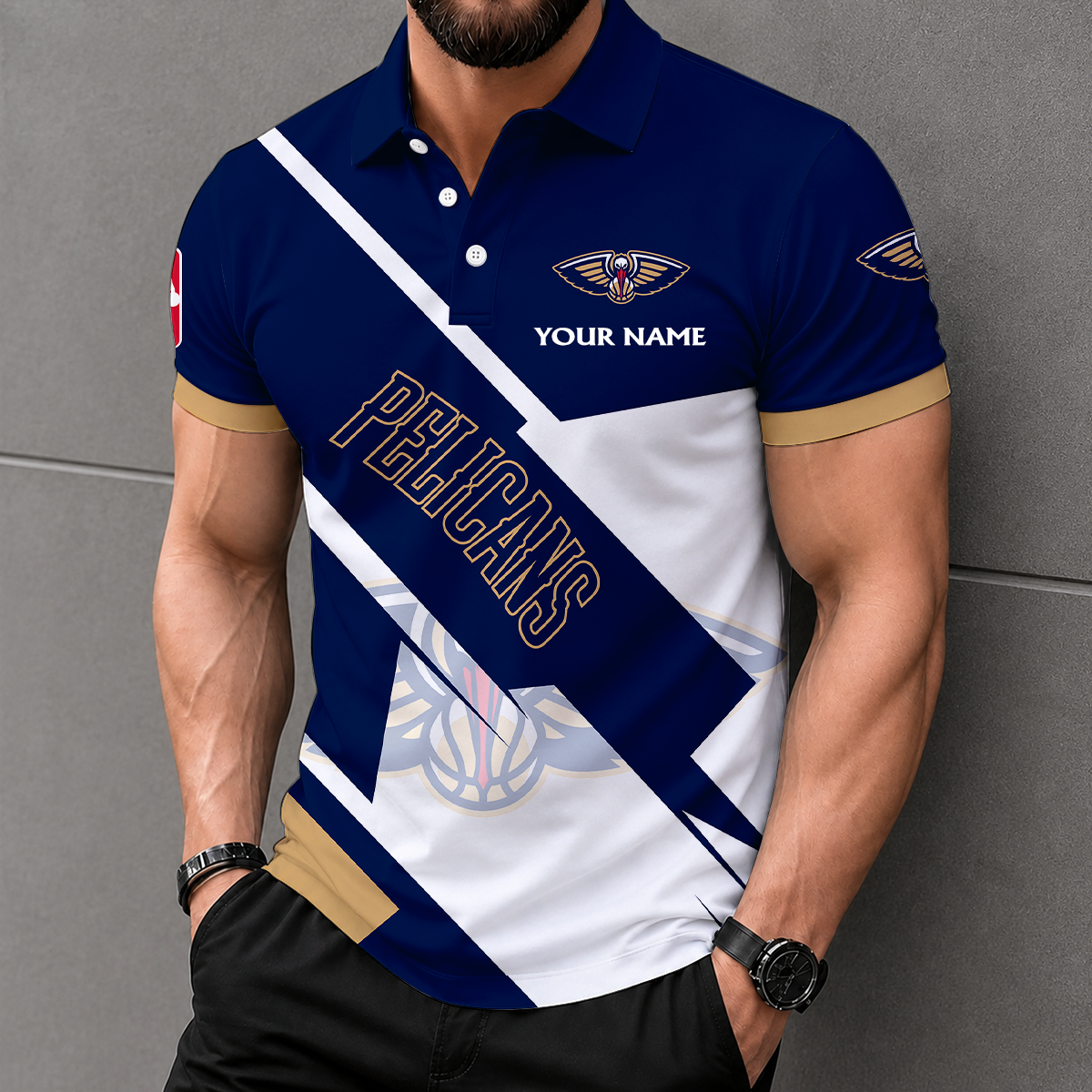 VIRAL EDITION - NEW CUSTOMIZED NBA30 NOP NEW ORLEANS PELICANS T-SHIRT, POLO SHIRT, ZIP POLO SHIRT, SWEATSHIRT, HOODIE & ZIP HOODIE