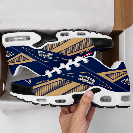 VIRAL EDITION - NEW CUSTOMIZED NBA30 NOP NEW ORLEANS PELICANS AIR MAX PLUS SNEAKERS