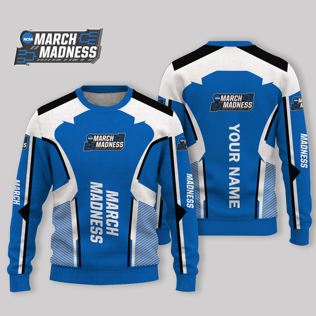 HOT DEAL - NEW CUSTOMIZED NCAA MAM31 MAM MARCH MADNESS UGLY SWEATER