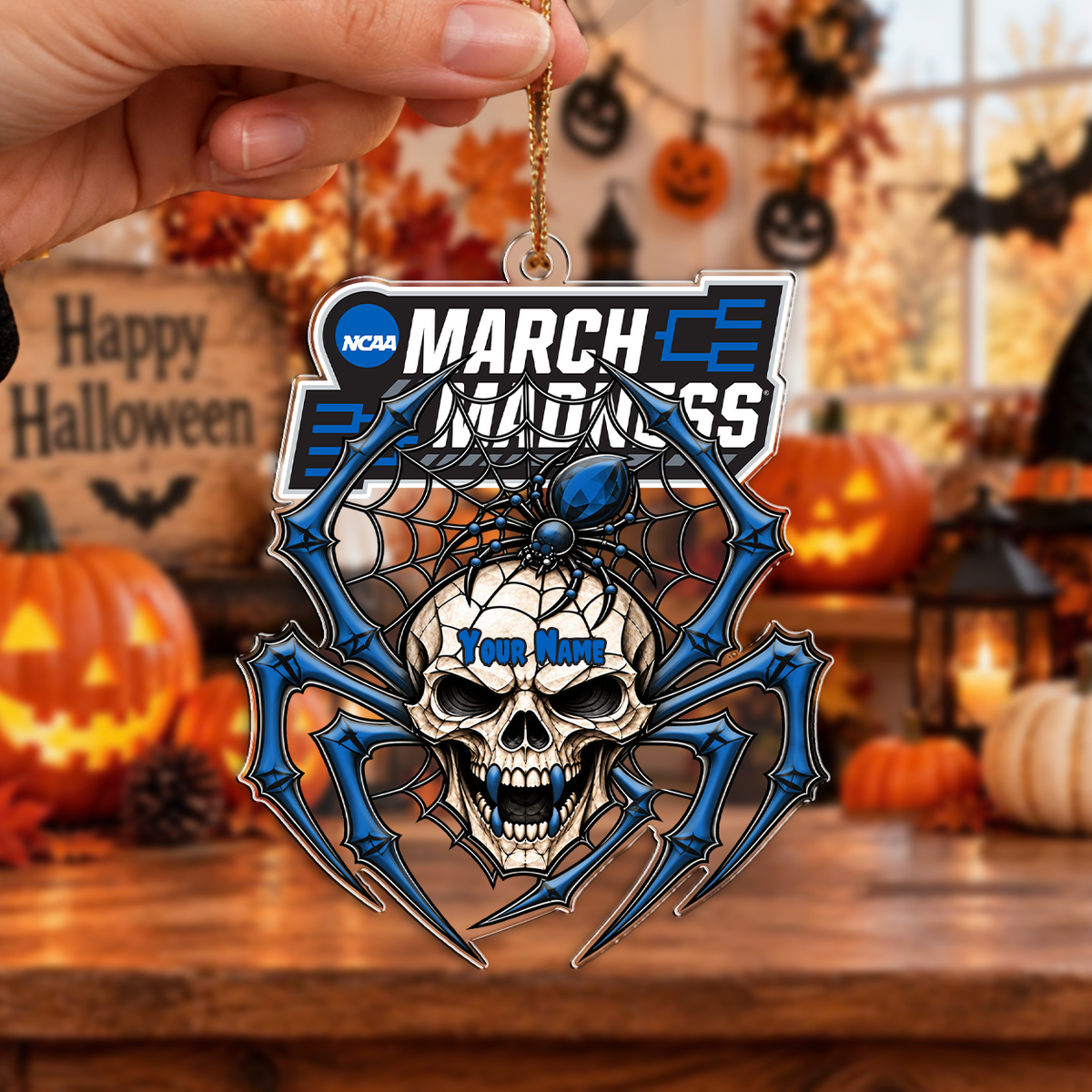 HOT DEAL - NEW CUSTOMIZED NCAA MAM31 MARCH MADNESS HALLOWEEN ACRYLIC ORNAMENT