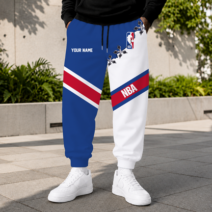 LIMITED EDITION - NEW CUSTOMIZED NBA31 NATIONAL BASKETBALL ASSOCIATION SWEATPANTS