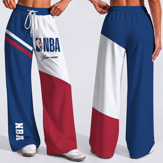 SPECIAL EDITION - NEW CUSTOMIZED NBA31 NATIONAL BASKETBALL ASSOCIATION WOMEN'S WIDE LEG PANTS