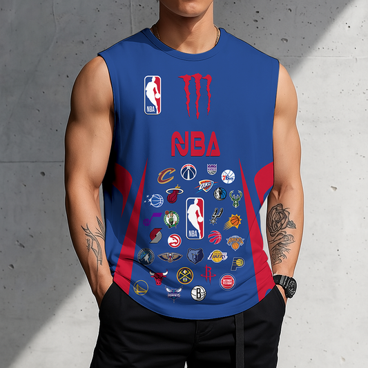 VIRAL EDITION - NEW CUSTOMIZED NBA ALL TEAMS MEN'S GYM SHIRT - NBA32