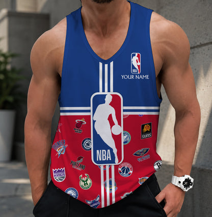 VIRAL EDITION - NEW CUSTOMIZED NBA ALL TEAMS MEN'S TANK TOP - NBA32