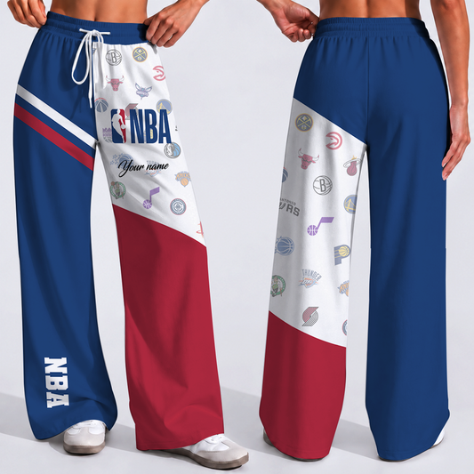 SPECIAL EDITION - NEW CUSTOMIZED NBA32 ALL TEAMS WOMEN'S WIDE LEG PANTS