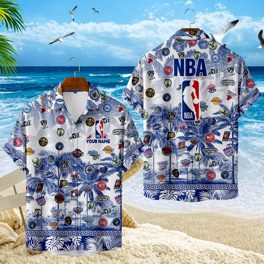 ELITE EDITION - NEW CUSTOMIZED NBA ALL TEAMS UNISEX HAWAIIAN SHIRT - NBA32