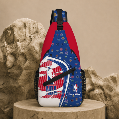 HOT DEAL - NEW CUSTOMIZED NBA ALL TEAMS SLING BAG - NBA32