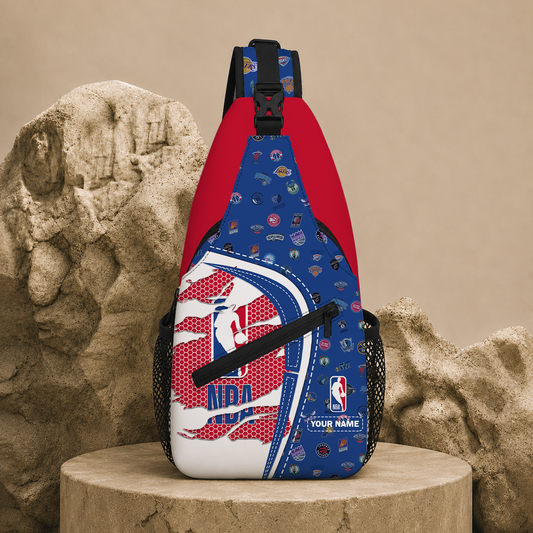 HOT DEAL - NEW CUSTOMIZED NBA ALL TEAMS SLING BAG - NBA32