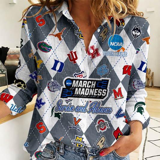 VIRAL EDITION - NEW CUSTOMIZED | NCAA MAM32 MAM ALL TEAMS WOMEN CASUAL SHIRT FOR FAN