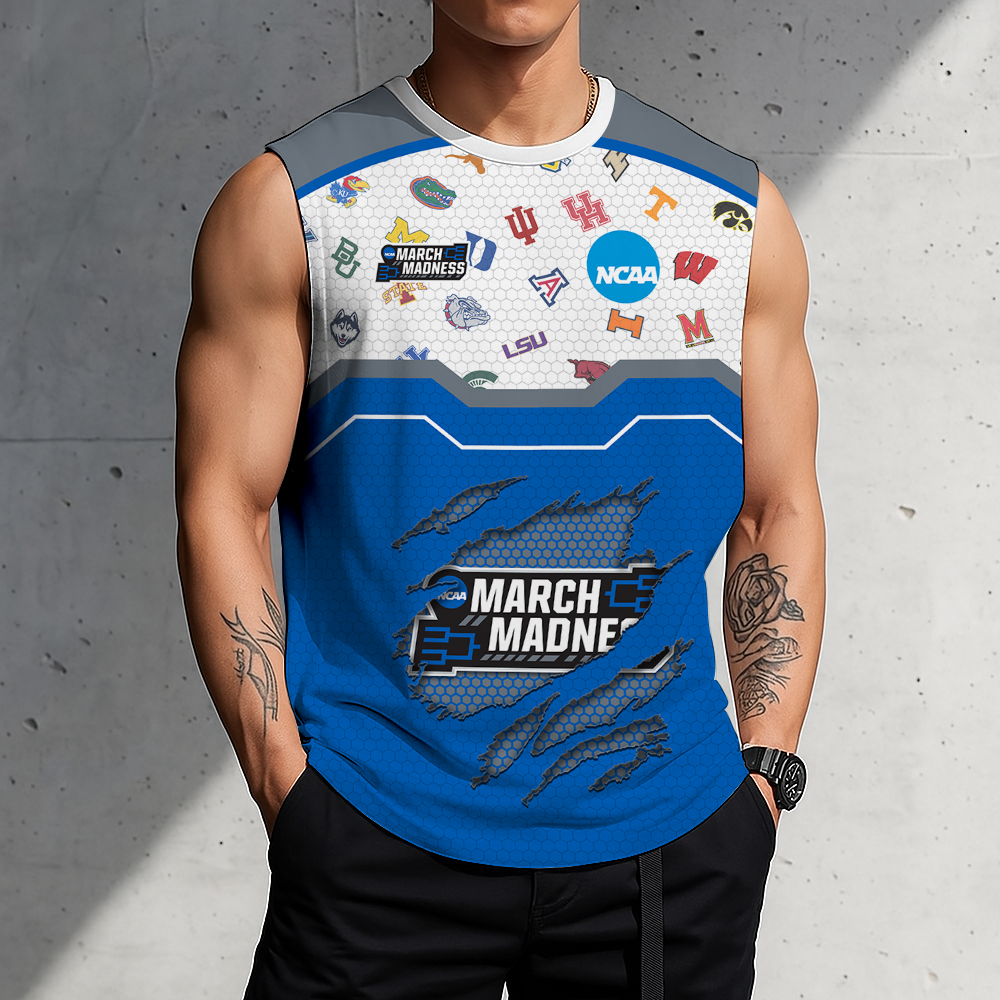 HOT DEAL - NEW CUSTOMIZED NCAA MAM32 ALL TEAMS MEN'S GYM SHIRT