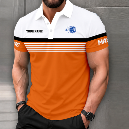 VIRAL EDITION - NEW CUSTOMIZED NBA15 OMA ORLANDO MAGIC POLO SHIRT